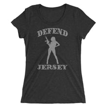 Defend Jersey Beauty Ladies' short sleeve t-shirt w/Gray Design