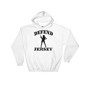Defend Jersey Beauty Hooded Sweatshirt w/Black Design