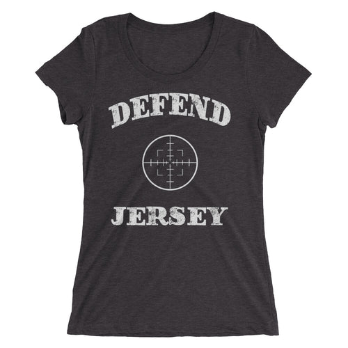 Defend Jersey Scope Ladies' short sleeve t-shirt w/White Design