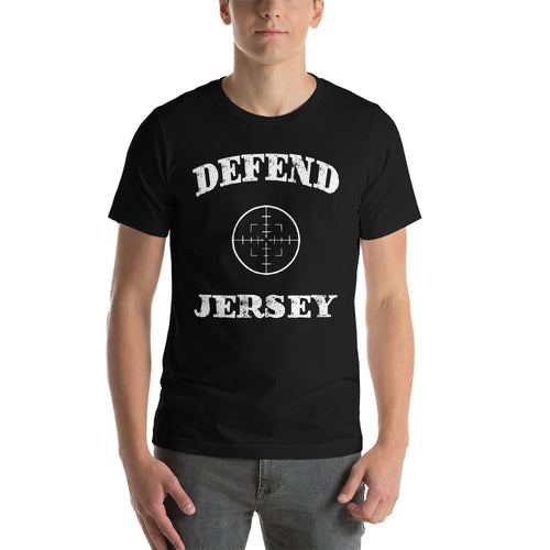 Defend Jersey Scope Short-Sleeve Unisex T-Shirt w/White Design