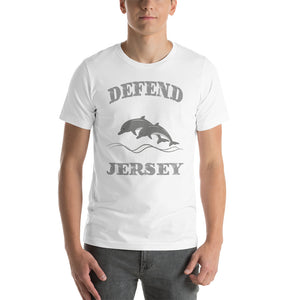 Defend Jersey Dolphins Short-Sleeve Unisex T-Shirt w/Gray Design