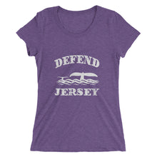 Defend Jersey Whales Ladies' short sleeve t-shirt w/White Design