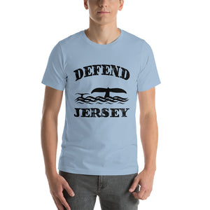 Defend Jersey Whales Short-Sleeve Unisex T-Shirt w/Black Design