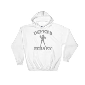 Defend Jersey Beauty Hooded Sweatshirt w/Gray Design