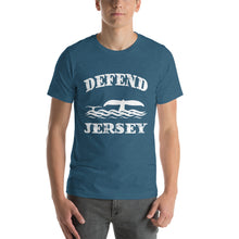 Defend Jersey Whales Short-Sleeve Unisex T-Shirt w/White Design