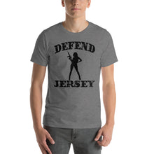 Defend Jersey Beauty Short-Sleeve Unisex T-Shirt w/Black Design