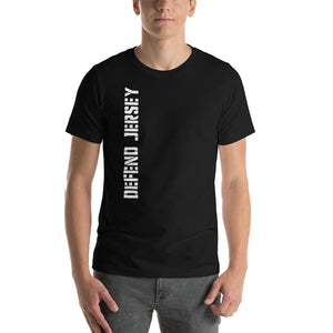 Defend Jersey Militia Short-Sleeve Unisex T-Shirt w/White Design
