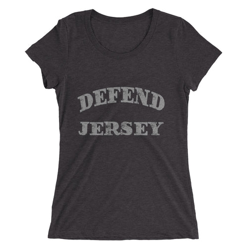 Defend Jersey Classic Ladies' short sleeve t-shirt w/Gray Design