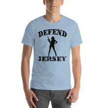 Defend Jersey Beauty Short-Sleeve Unisex T-Shirt w/Black Design