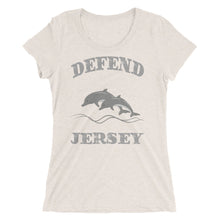 Defend Jersey Dolphins Ladies' short sleeve t-shirt w/Gray Design