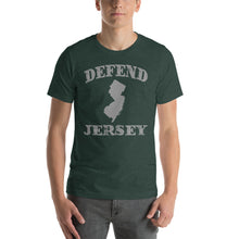 Defend Jersey State Short-Sleeve Unisex T-Shirt w/Gray Design