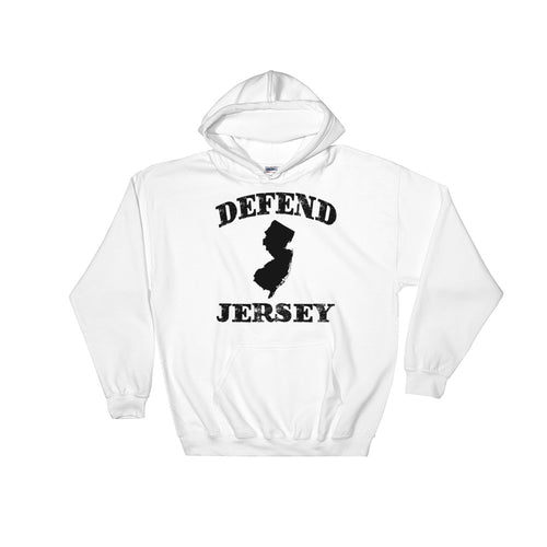 Defend Jersey State Hooded Sweatshirt w/Black Design