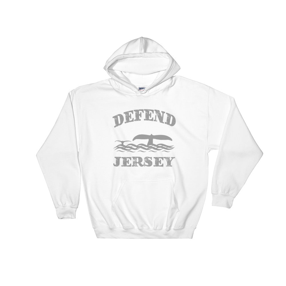 Defend Jersey Whales Hooded Sweatshirt w/Gray Design
