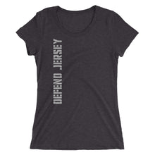 Defend Jersey Militia Ladies' short sleeve t-shirt w/Gray Design