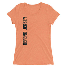 Defend Jersey Militia Ladies' short sleeve t-shirt w/Black Design