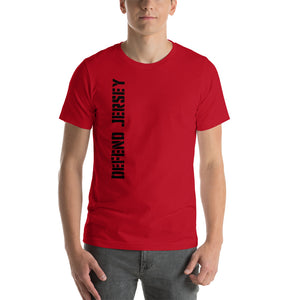 Defend Jersey Militia Short-Sleeve Unisex T-Shirt w/Black Design