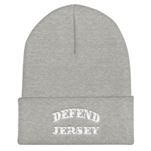 Defend Jersey Classic Cuffed Beanie w/White Design