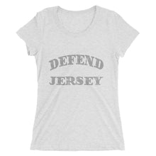Defend Jersey Classic Ladies' short sleeve t-shirt w/Gray Design