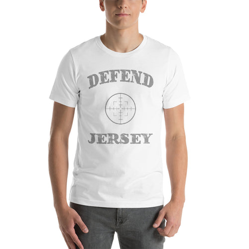 Defend Jersey Scope Short-Sleeve Unisex T-Shirt w/Gray Design