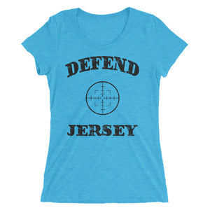 Defend Jersey Scope Ladies' short sleeve t-shirt w/Black Design